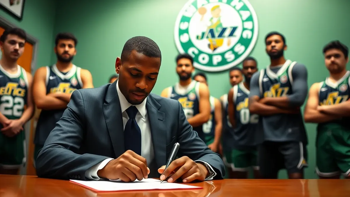 The Boston Celtics face a setback as top free agent target **Walker Kessler** is likely to remain with the **Utah Jazz**...
